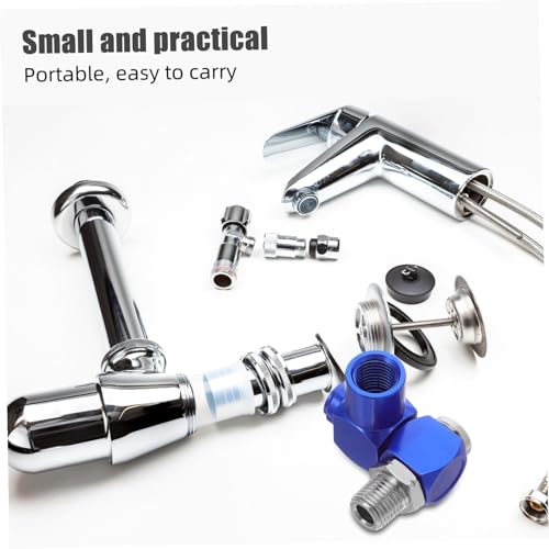 Conectores giratorios neumáticos 1/4 Npt de aluminio azul para mangueras pack de 2 7