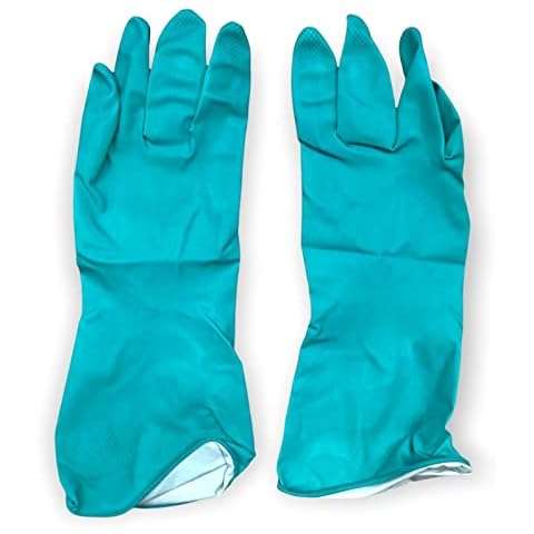 Professional Green Household Rubber Gloves Extra Large - Pair Cover