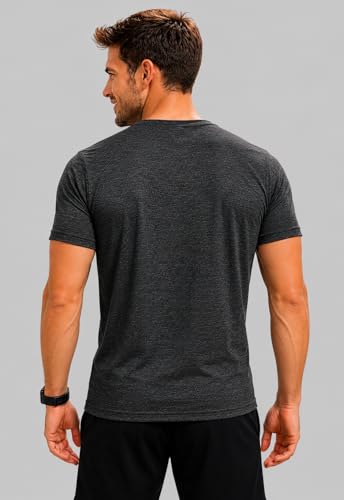 Image of Gym T Shirt for Man Half Sleeve | Quick Dry Sports Regular Fit Tshirt for Men | Breathable Gym Activewear Workout T Shirts for Men