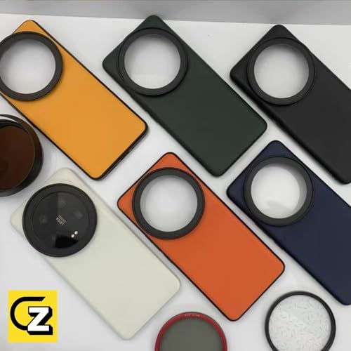 Image of GetZget 17mm Phone Case Compatible with Vivo X200 Pro with Lens Cap Cover Support 67mm ND Filter 17mm Lens Accessories (Black) (Vivo X200 Pro)
