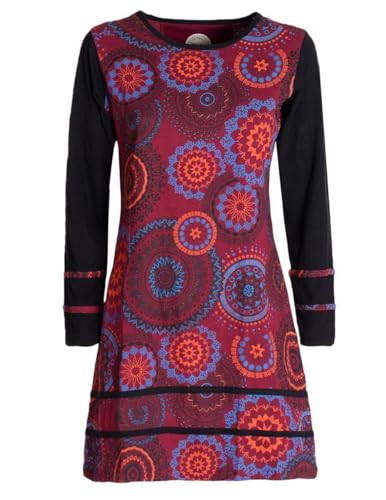 Vishes - Alternative Bekleidung - Damen Langarm Longshirt-Kleid Sweatkleid...