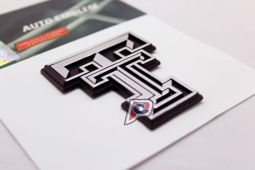 Miniatura 3 de Patch Collection Texas Tech Red Raiders - Emblema para automóvil 3D cromado