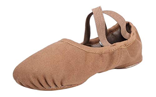Linodes Dance Shoes for Girls Stretch Canvas Split Sole for Women3