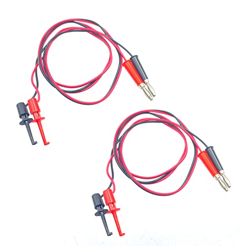 Image of 4 Pairs 4MM Banana Plug to Test Hook Clip Connection Cable Test Lead Wire for Multimeter