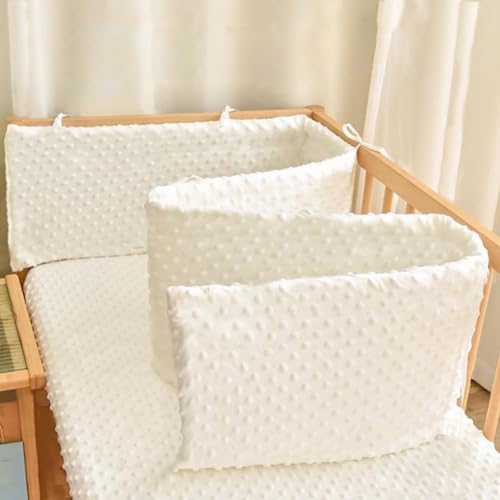 GYCF Cuscino Protezione per Letto, Protezione Anticaduta per Bambini, Traspirante Cuscino Paracolpis, Paracolpi Sponda Sponde Anticaduta, Paracolpis Barriera Sbarre,400x28CM