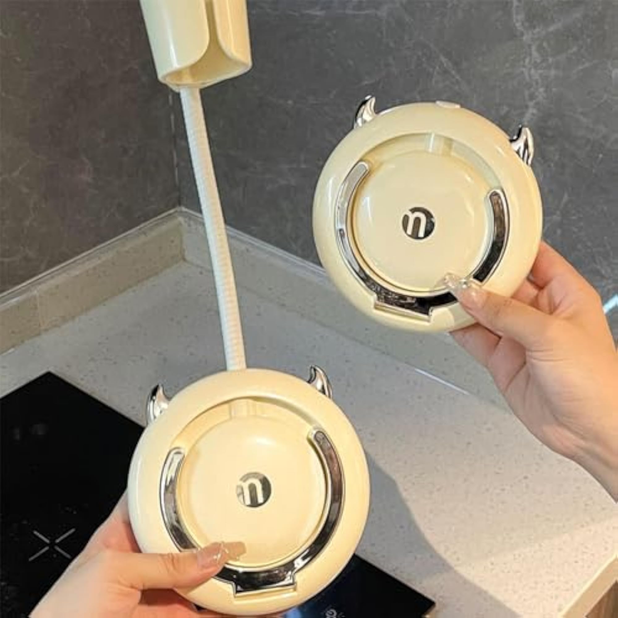 2xHair Dryer Wall Holder Lazy Racks