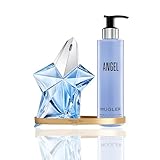 MUGLER Angel Eau de Parfum, Perfume para Mujer, Aroma Gourmand con Notas de Ámbar, Fragancia Fascinante, 50 ml + MUGLER, Angel, Loción Corporal Perfumada, 200 ml