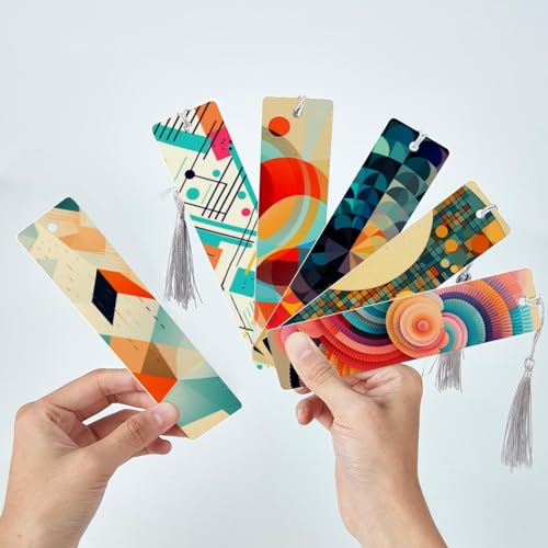 Marque-page géométrique lot de 6, le cadeau idéal pour lecteur - 3