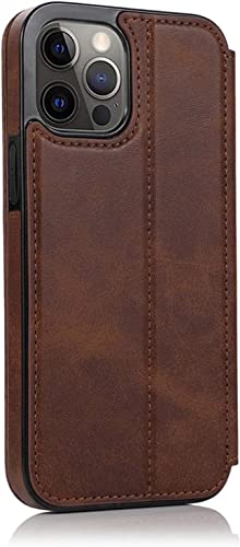 Funda Clamshell iPhone 14 Plus de piel ideal para oficina y viajes 7