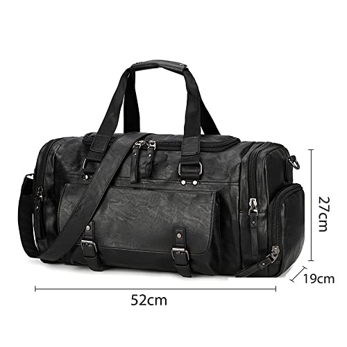 Sport Men Gym Bag Women Handbag Fitness PU Leather Traveling Bags Shoulder Tote for Shoes2