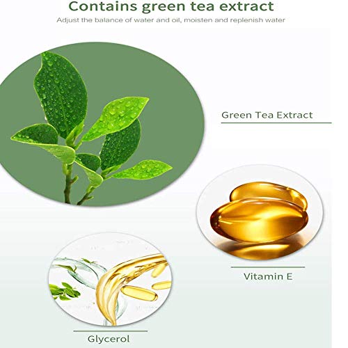 2 Pcs Green Tea Purifying Clay Stick Mask, Eggplant Purifying Clay Stick Mask Face Moisturizes Oil Control Deep Clean Pore Improves Skin for All Skin Types Men Women