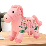 Generisch Plüschpferd, 2026 Chinesische Weiche Puppe Neujahrsdekoration | Jahr des Pferdes-Anhänger-Plüschpuppe, Für Frühlingsfest, Ferienhaus, Büro, Tischplatte, Wohnzimmer, Schlafzimmer, Sofa