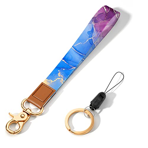 Image of Wrist Lanyard Key Chain, Wristlet Strap Keychain Holder for Women Men Car Keys Wallet Card Phone