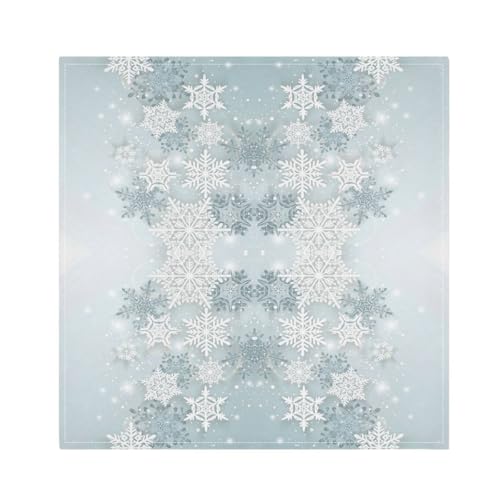 Servilletas de tela ALAZA 20x20 pulg set 4 plata miniatura 2