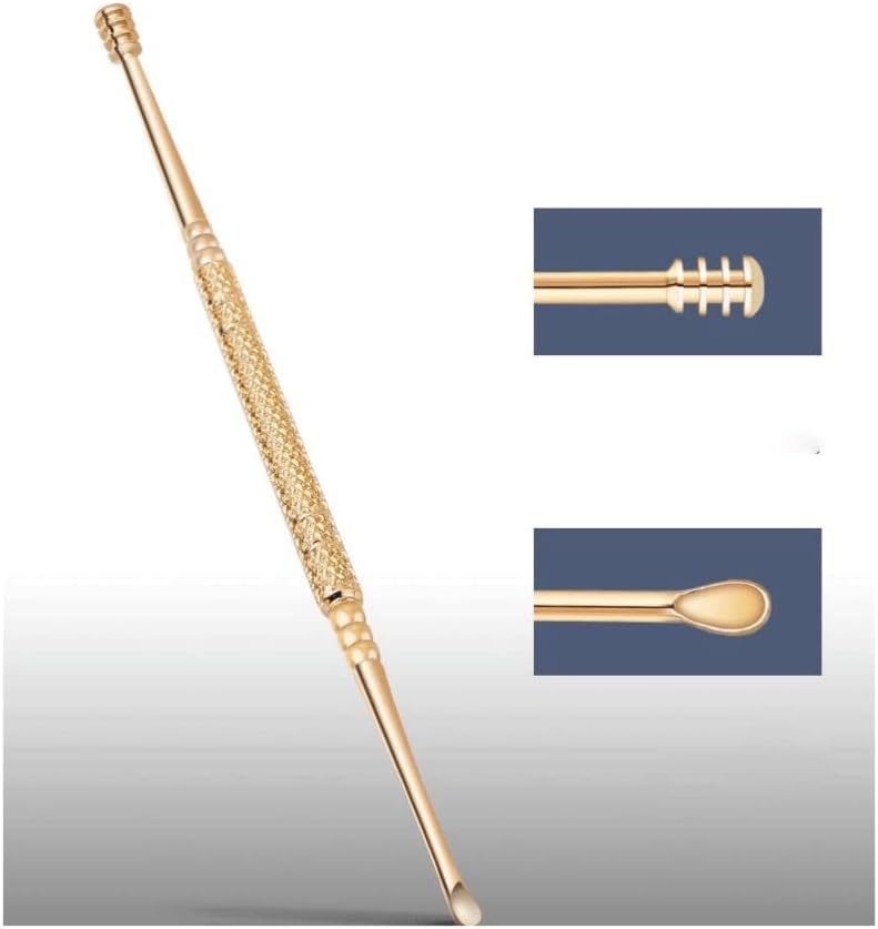 Ear Wax Removal Kit 3pcs Ear Spoon Kit Ear Wax Remover Tool Kit Ear Cleaner Set Ear Spoon Clean Set Ear Cleaning Kit with Storage Box Ear Pick (B)