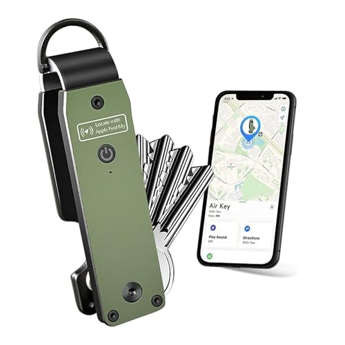 Porte-clés Find My Apple Richboyz vert fini le stress des clés perdues au quotidien