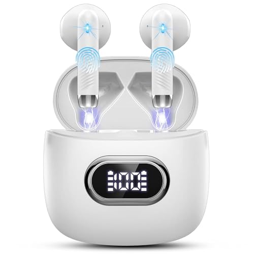 Cuffie Bluetooth, Auricolari Bluetooth 5.4 Cuffie Wireless in-ear...