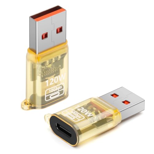 BORLTER CLAMP USB - USB CA_v^[ OTG 120W [dΉ Type C X - Type A IX A_v^[ m[gp\R MacBook U fBXN n[hhCup 2pbN CG[