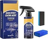 Car Coating Spray: Advanced Car Quick-Acting Coating Agent Spray is a car owner's delight! Multifunctional coating renewal agent spray keeps vehicles clean, shiny, and maintains their beauty for the long haul. No more time-consuming car washes; effortlessly restore your car's original shine.