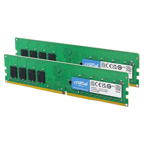 Crucial DDR4 RAM 16GB Kit (8GBx2) 2400MHz CL17