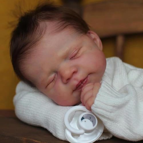 Muñeca Reborn Bebé 18 Pulgadas Silicona Realista miniatura 4