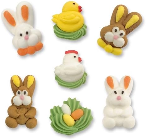 Mixed Handmade Easter Toppers for Cupcakes or Cake Decoration from Nice Buns