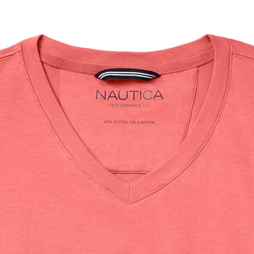 Nautica Men's Short Sleeve Solid Slim Fit V-Neck T-Shirt3