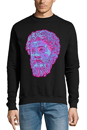Pull Marcus Aurelius Vaporwave au style artistique rétro-futuriste