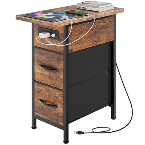 Flip Top Charging Nightstand