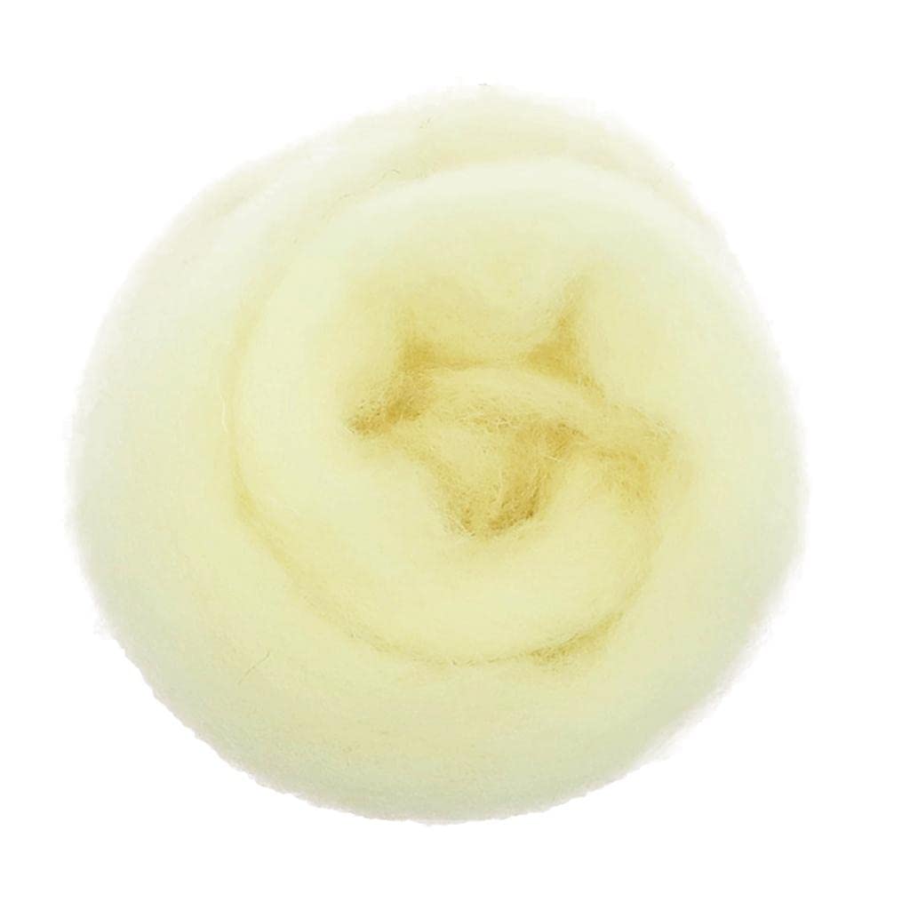 LOOM TREE® 3x10g Wool Roving Fiber Hand Spinning Crafts for Doll Handmade White | Needlecrafts & Yarn | Spinning & Felting | Roving Wool & Fibers-image-34