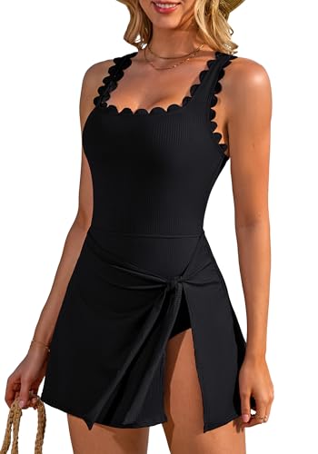 10 Best Swim Dresses for Women to Rock at the Beach This Summer 8 Charmo One Piece Swim Dress for Women