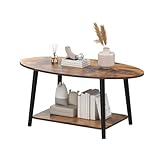 SURFACE SPACIEUSE: Plateau supérieur de 100 x 53 cm avec une hauteur de 45 cm, offrant un espace généreux pour vos objets décoratifs, magazines et accessoires du quotidien