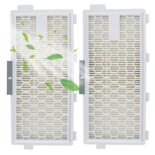 Lot de 2 Filtre Aspirateur Air Clean Plus 50 pour Miele Complete C3 C2, HEPA Airclean Filtres...
