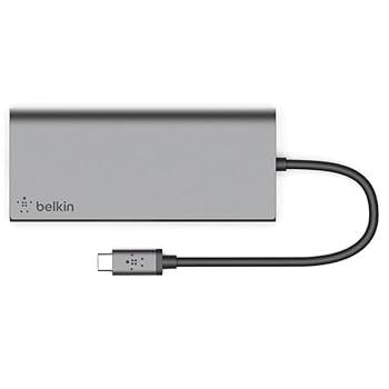 新品未開封 Belkin ベルキン F4U092btSGY USB-C ハブ Amazon.co.jp: Belkin ハブ ドッキングステーション LAN / USB-C