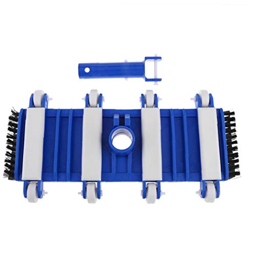 Zwembad vacuümkop met wielen 14" Heavy Duty Flexibele zwembadborstel met Swivel tuingereedschap - Image 4