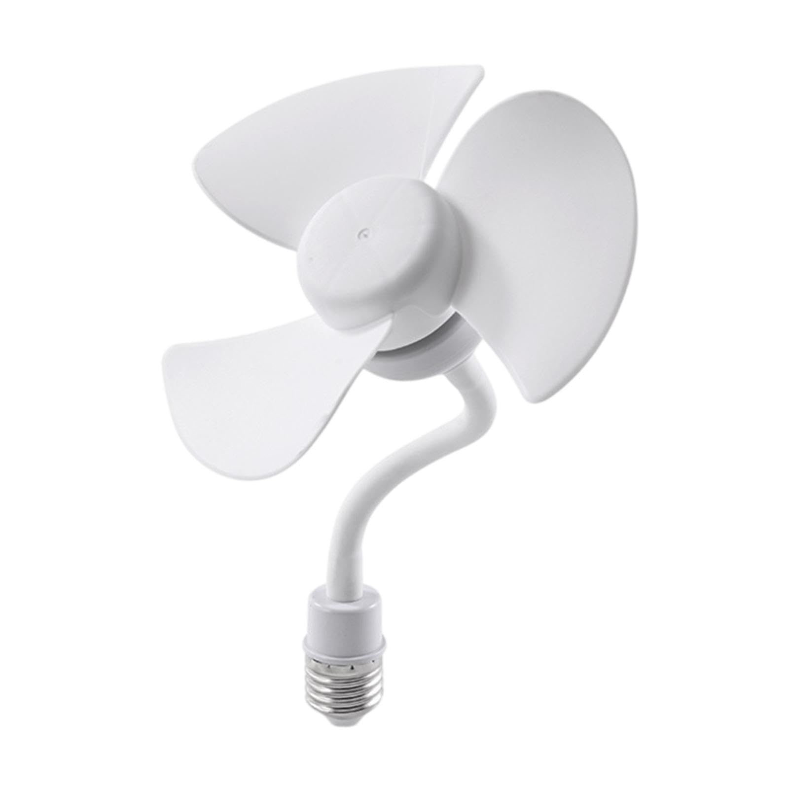E27 Base Ceiling Fan 3 Blade Small Socket Fan for Bedroom Office Living Room 14cm with Adjustable Hose-image-39