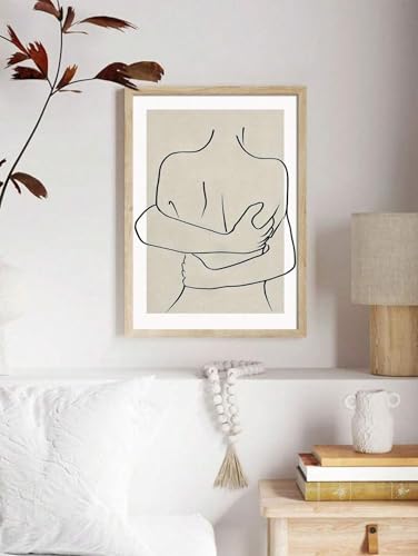 Toile murale bohème Love pour salon moderne affiche couple 21x30cm - 2