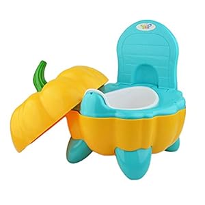 Potty Seat voor peuters Badkamer KINDERPOTJE Baby van de cartoon Trainer Portable Pumpkin Plastic Onbenullige Pittige…