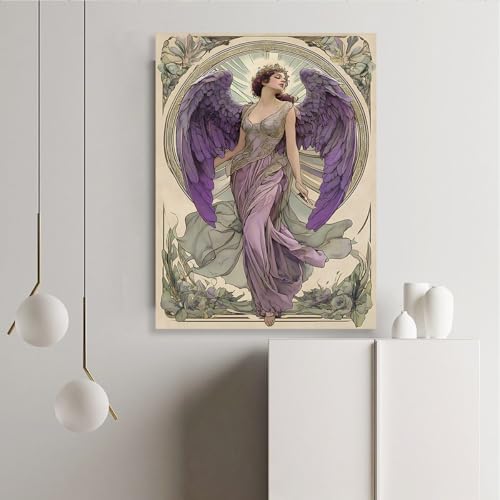 Tableau classique célèbre Alphonse Mucha - Toile d'art supérieure avec structure