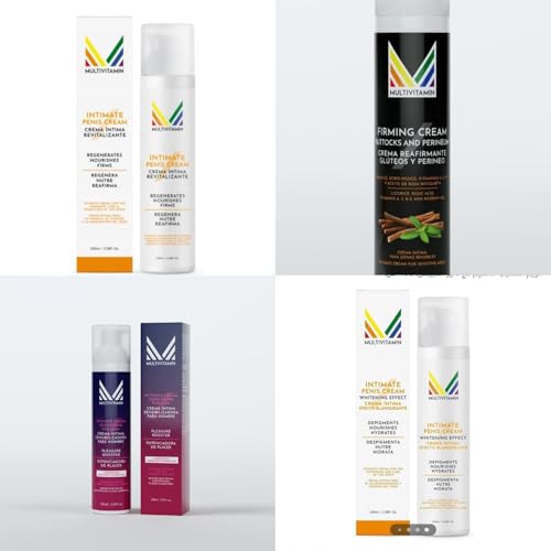 Pack Crema íntima para rejuvenecer la crema íntima del hombre + crema íntima masculina acción aclarante + crema glúteos que mejora el aspecto + crema íntima que aumenta la sensibilidad