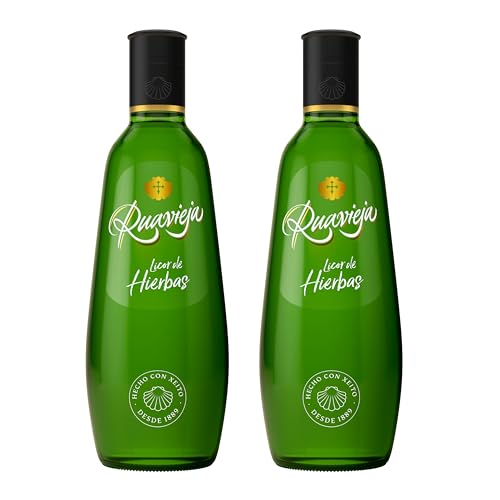 Ruavieja Licor de Hierbas - 1L (Paquete de 2)