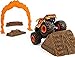 Monster Jam, El Toro Loco Monster Dirt Deluxe Set, Featuring 16oz of Monster Dirt and Official 1:64 Scale Die-Cast Monster Jam Truck