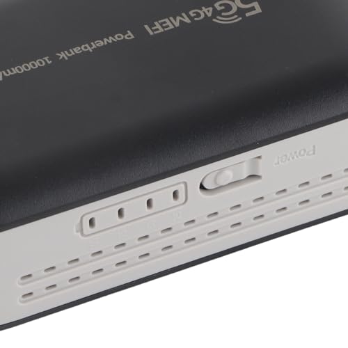 Image of Portable Black 4G WiFi Router for Phone, Laptop, Tablet - Supports Up to 10 Users on Travel - Built-in 10000mAh