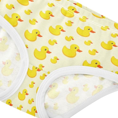 Cute Rubber Duck Yellow Toddler Girls's Underwear 2T 23018964
