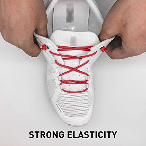 Image of 3 Pairs Elastic No Tie Shoe Laces, Stretch Bungee Laces