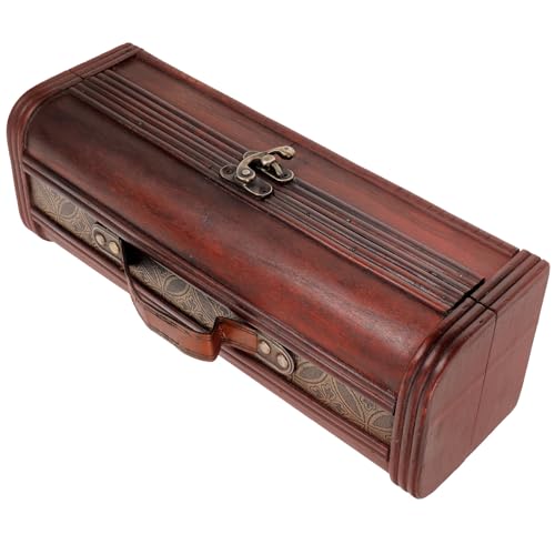 Boîte à vin en bois vintage de haute qualité pour rangement durable