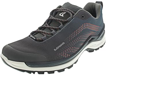 LOWA Damen Wanderschuhe Zirrox GTX Lo 320516 Steel Blue/Mandarin 41