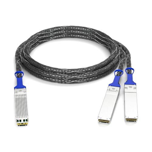 Image of 10Gtek 800G OSFP to 2x400G OSFP Acc Breakout Cable26AWG, 5-Meter