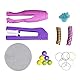 CURLIGIRLS - 82097 - Beauty Set - Milli & Vogue - Magisches Haar für endlose Frisuren - Mädchen Spielzeug - Frisierpuppe - Zubehör enthalten - Sammlerpuppen - 15 cm Puppe - 6 cm Tier - ab 5 Jahre