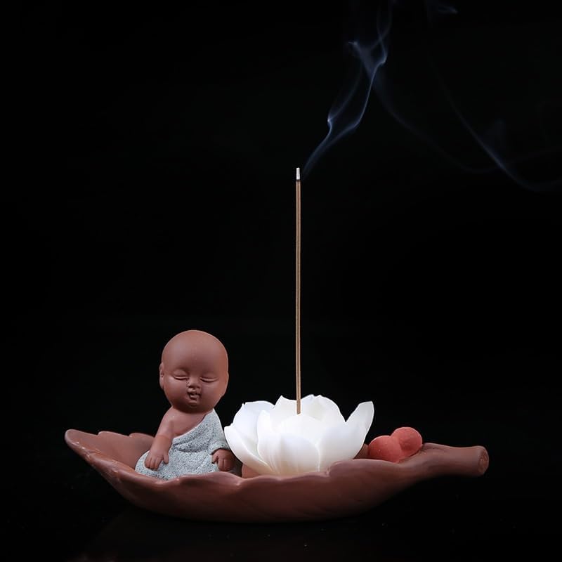 Incense Holder Incense Sticks Ceramic Sandalwood Incense Burner Incense Stick Incense Burner Lotus Plate Incense Holder Incense Stick Stand Waterfall Incense Burner Stand